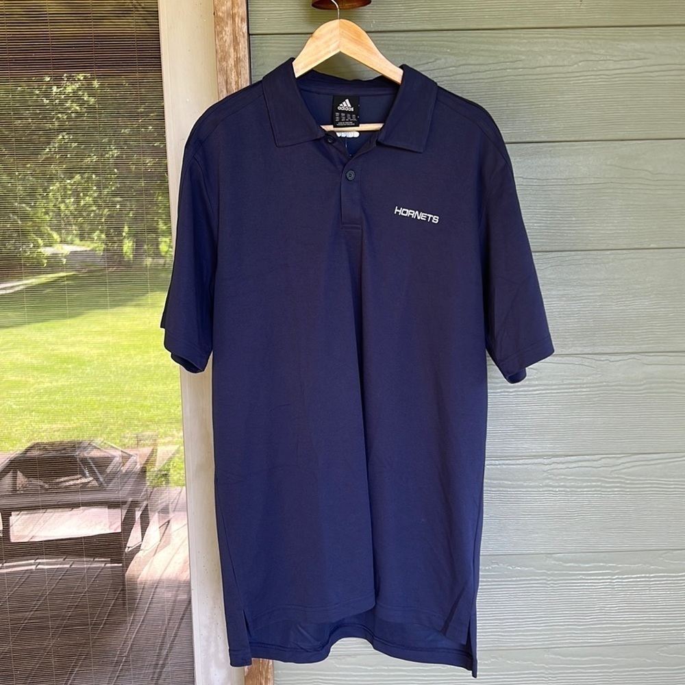 Adidas Charlotte Hornets Short Sleeve Polo - NWT